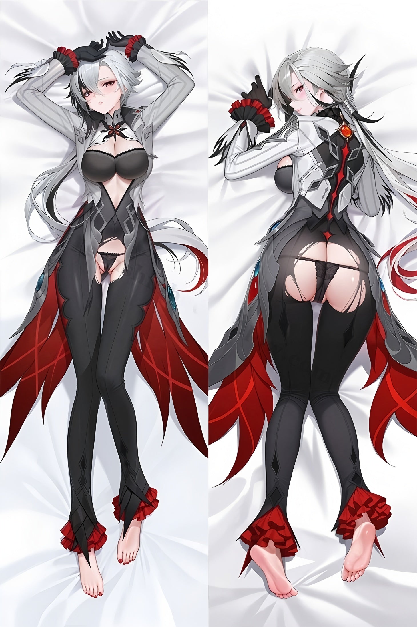 Arlecchino Genshin Impact Dakimakura (Pillow Insert Not Included)
