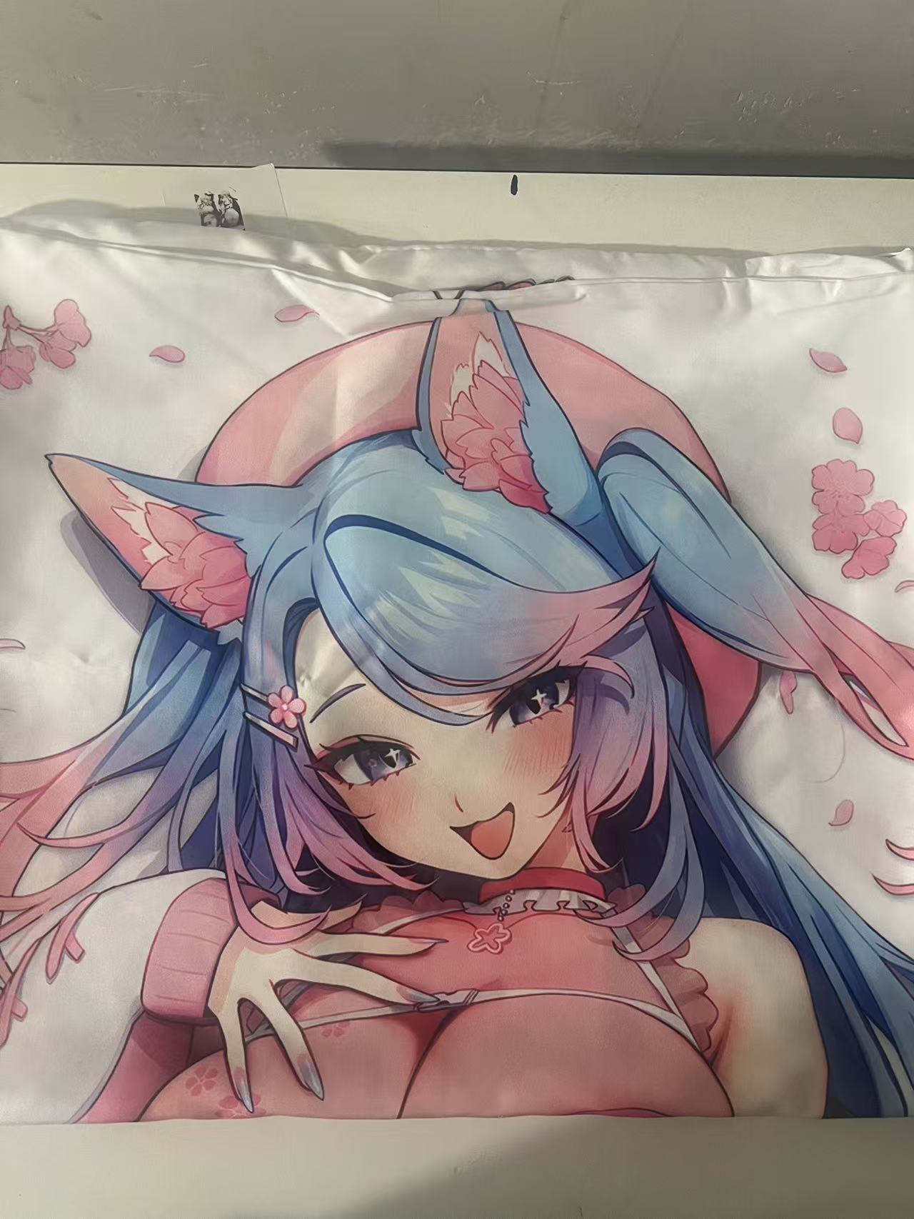 Dakimakura Silvervale VTuber Anime Body Pillow Cover Double Sided